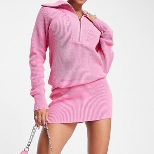 NWT Half Zip Sweater Dress